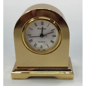 BULOVA Miniature‎ Arch Clock B0504,  Collectible